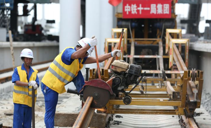 商合杭高铁路基沉降观测